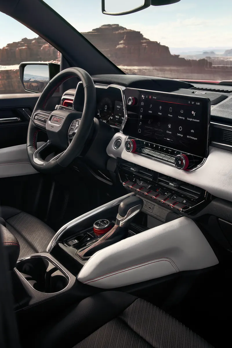 2026 GMC Canyon infotainment system at Newby Buick GMC in St. George UT